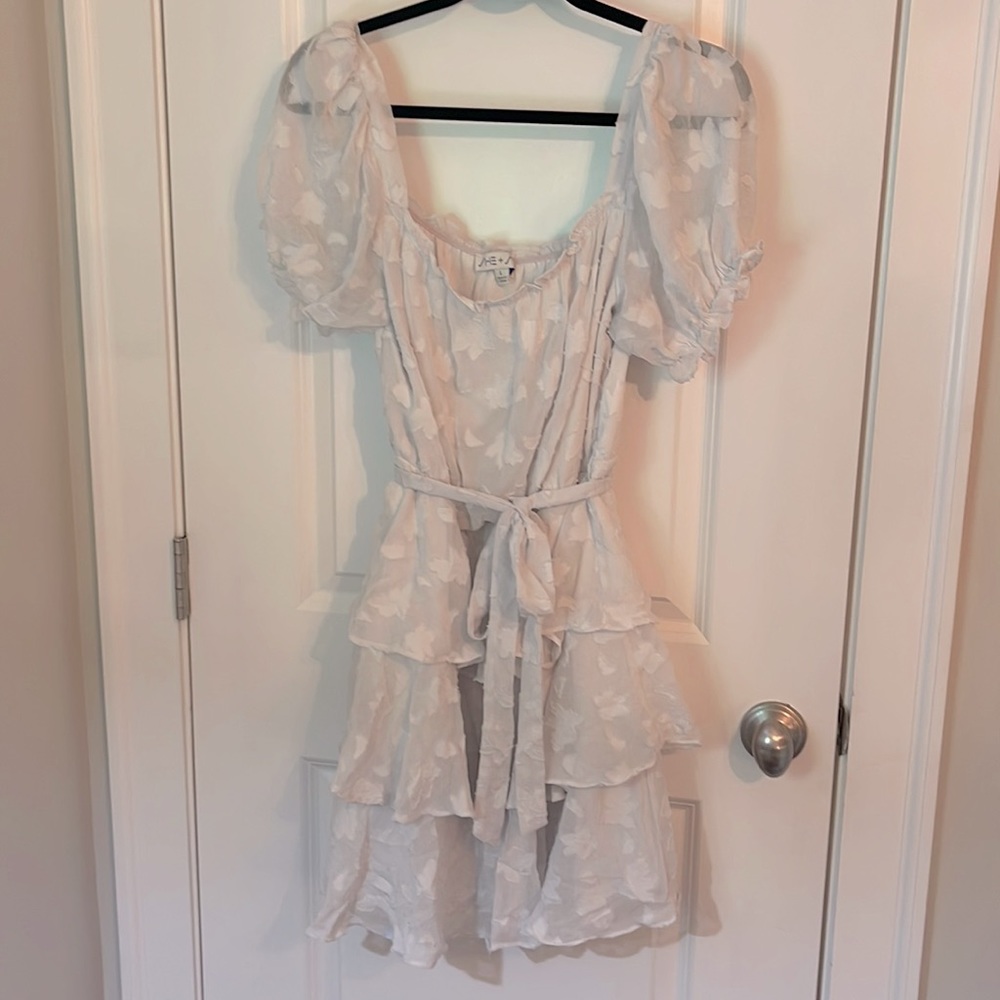 White off the shoulder dress